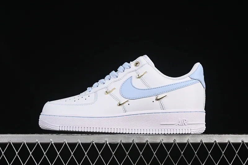 All Categories Nk Air Force 1 Air Force Series Nk Air Force 1 Low Air Force Low Nike Air Force 1'07 Low Official Popular Customization Two-Dimensional Theme Four Hook Sky Blue Air Force 1 Low-top Casual Sneakers ZH0316-084